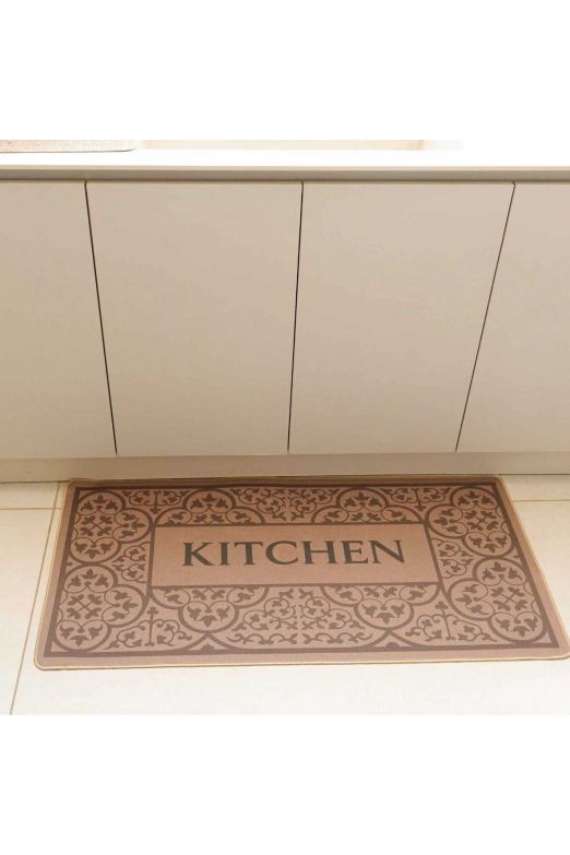 שטיח גומי פרחוני למטבח KITCHEN דגם קוויבק 70