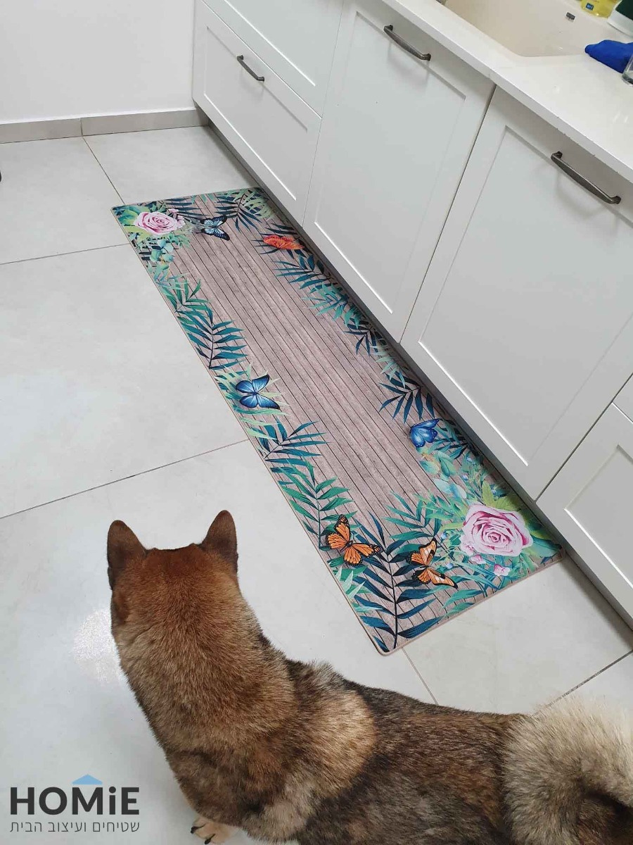 שטיח גומי למטבח צבעוני דקורטיבי